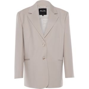 Alix The Label Blazer beige (Maat: XS) - Tekst