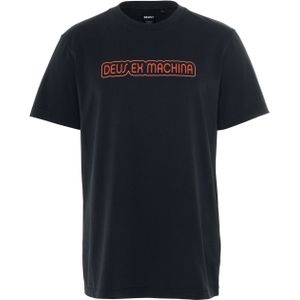 Deus T-shirt zwart (Maat: S) - Tekst - Halslijn: Ronde hals,