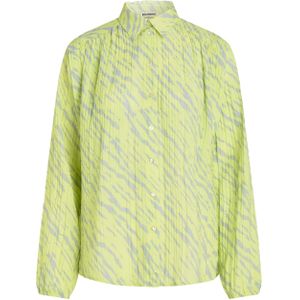 Beaumont Blouse groen (Maat: 40) - Halslijn: Kraag,