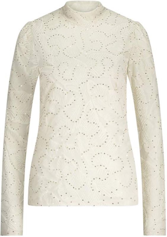 Nukus - NKF01002 17 - Pailletten Top - Off White