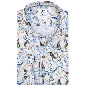 R2 Amsterdam - Overhemd - Ecru - Lange Mouw