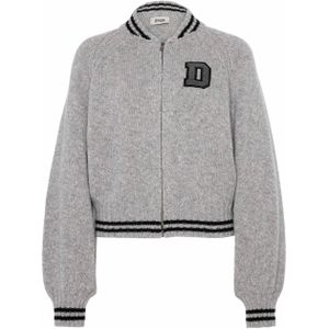 Drykorn Vest grijs (Maat: M) - Mélange - Halslijn: Opstaande kraag,