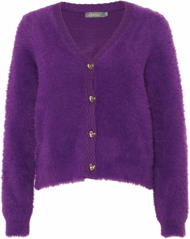 Geisha - Fluffy Vest - Purple - Dames