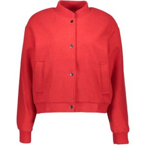 Geisha Dames jas rood (Maat: S) - Effen