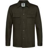 Profuomo Overshirt groen, Effen