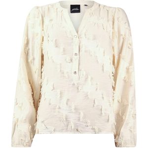 Poools - Tuniek 533202-P023 - Crème - Dames Blousen & Tunieken