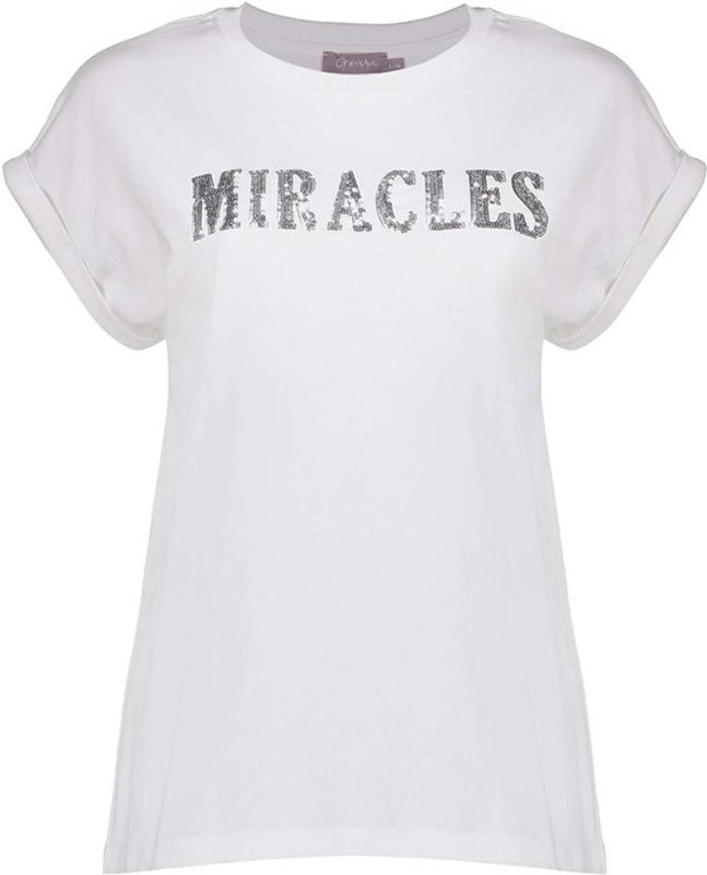 Geisha - T-shirt - Gebroken Wit - Miracles