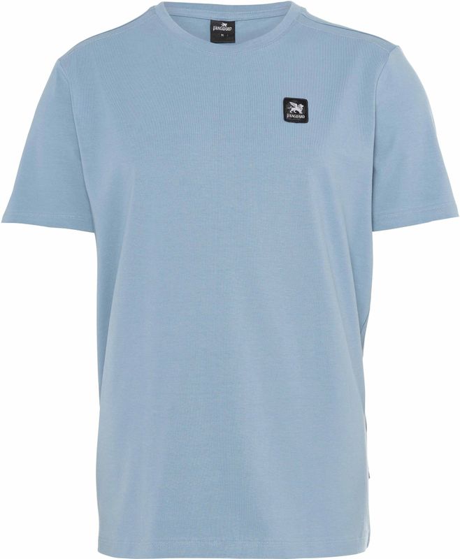 Vanguard Heren t-shirt blauw (Maat: S) - Effen - Halslijn: Ronde hals,
