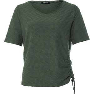 Frank Walder T-shirt groen (Maat: 44) - Effen - Halslijn: Ronde hals,