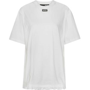 ROTATE Dames t-shirt wit (Maat: M) - Logo - Halslijn: Ronde hals,