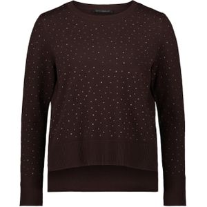 Betty Barclay Dames trui bruin (Maat: 48) - Halslijn: Ronde hals,