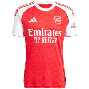 adidas - Arsenal Thuistenue 2025/26 - Voetbalshirt - Rood - Technische Stoffen