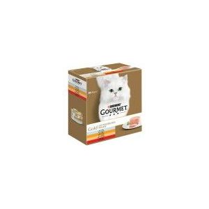 8x85 g Gourmet Gold Fijne Mousse Rood Multipack
