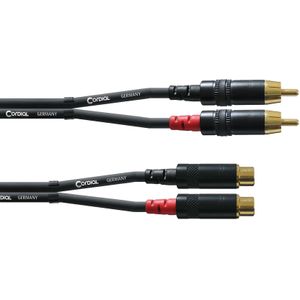 Cordial CFU 3 CE 1,5m Cinchkabel, 2x Cinchstecker 2x Cinchbuchse, 150 cm