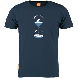 Okimono x WWF - No Time To Waste - donkerblauw - heren - ronde hals - maat S