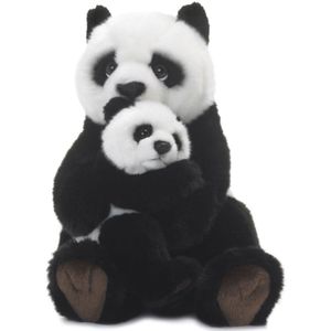 WWF-knuffel Panda moeder met kind (28 cm)