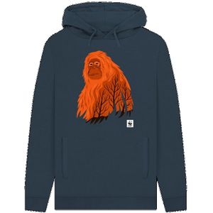Nature's Voice Orangutan - hoodie - donkerblauw - heren - maat S