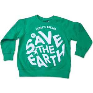 Sweater WWF Rangers - Save the Earth - Groen - maat 92/98 (2-3 jaar)
