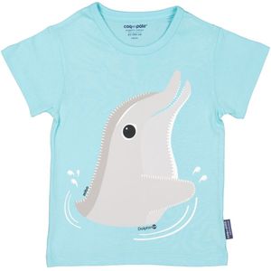 Coq en Pâte kinder t-shirt - Dolfijn - lichtblauw - maat 2 jaar