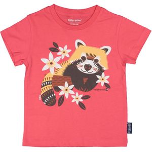 Coq en Pâte kinder t-shirt - Rode Panda - rood - maat 2 jaar