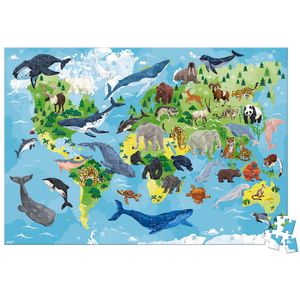 Janod x WWF - Educatieve puzzel bedreigde diersoorten