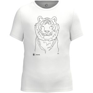 WWF kinder t-shirt - Tijger - wit - maat 3-4 jaar