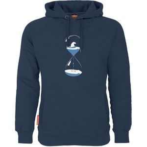 Okimono x WWF - No Time To Waste - donkerblauw - hoodie - maat S