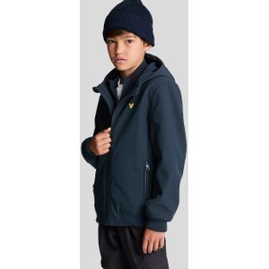 Softshell jas met capuchon - Navy blauw