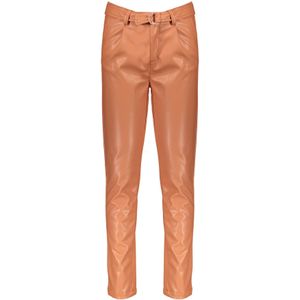 Meisjes broek PU + riem - Sylver - Soft Copper