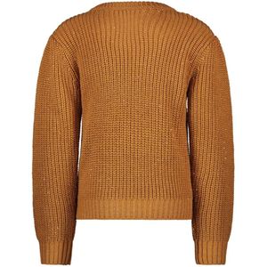 Meisjes sweater bruin - Donna - Amandel