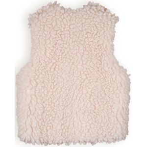 Meisjes gilet fluffy fur - Kath - Pearled ivoor