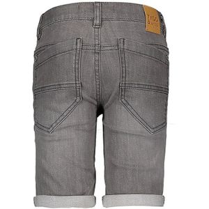 Jongens jeans short stretch - Licht grijs