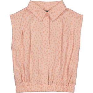 Meisjes blouse - Kerry - AOP roze stippen