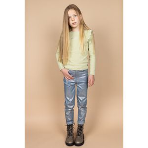 Meisjes jeans broek boyfriend fit - Licht denim