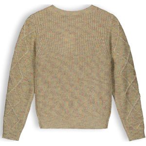 Meisjes sweater - Keson - Animal bruin