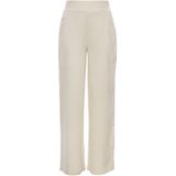 Meisjes broek wide leg corduroy - Bone ecru