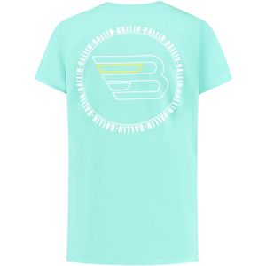 T-shirt met print - Donker mint