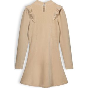 Meisjes jurk velvet rib - Max - Beige