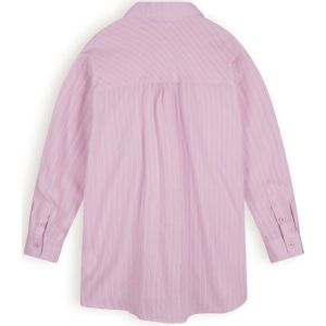 Meisjes blouse oversized - Timmy - Vintage roze