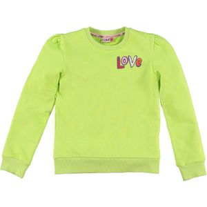 Meisjes sweater - Babette - Lime groen