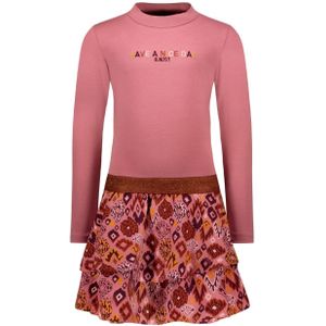 Meisjes jurk roze - Phoebe - Oud kersen