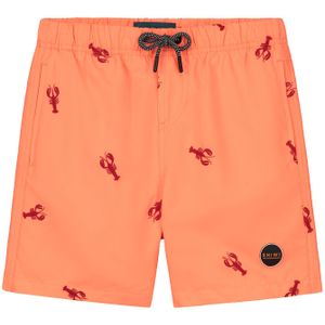 Jongens zwembroek Kreeft - Neon oranje