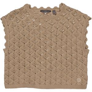 Meisjes crop top - Katy - Taupe