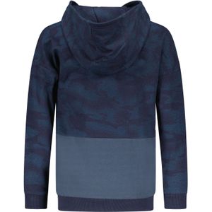 Jongens hoodie aop - Navy blauw blazer