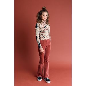 Meisjes t-shirt tie-dye - Gestreept Mimosa