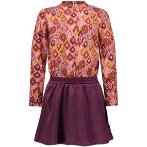 Meisjes jurk roze print - Polly - Pleasant AOP