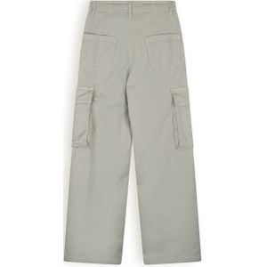 Meisjes broek cargo stretch - Susy - Minty grijs