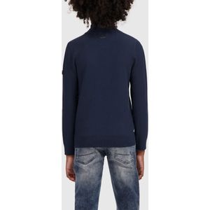 Trui gebreid regular fit - Navy blauw