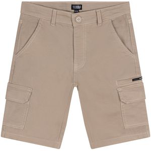 Jongens short cargo - Stone zand