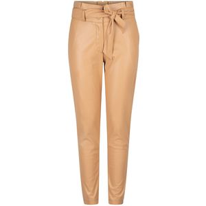 Meisjes broek pu - Tan zand